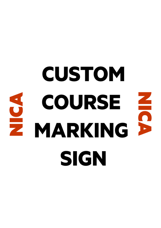 CUSTOM Course Marking Signs