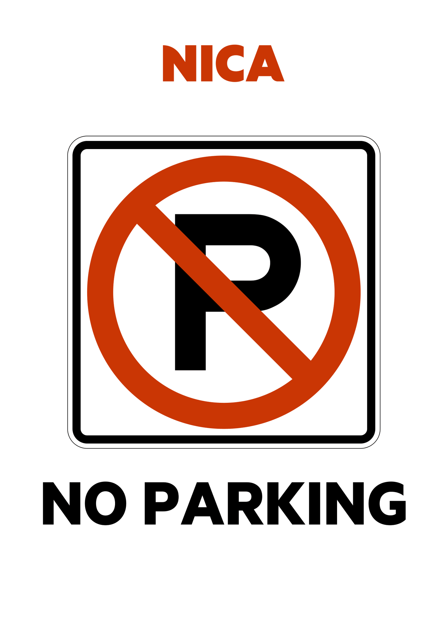 Official NICA Course Marking Signs