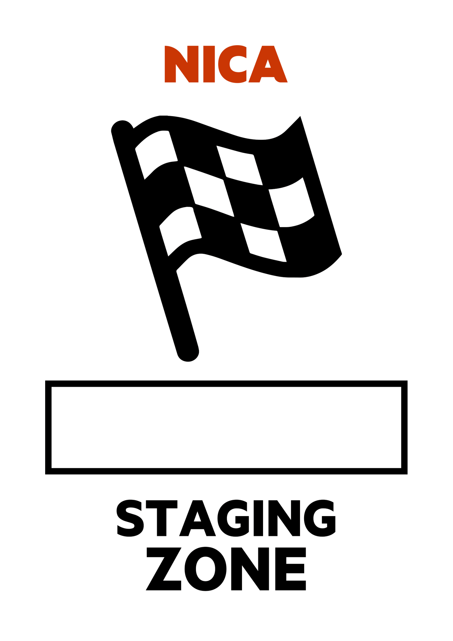 Official NICA Course Marking Signs