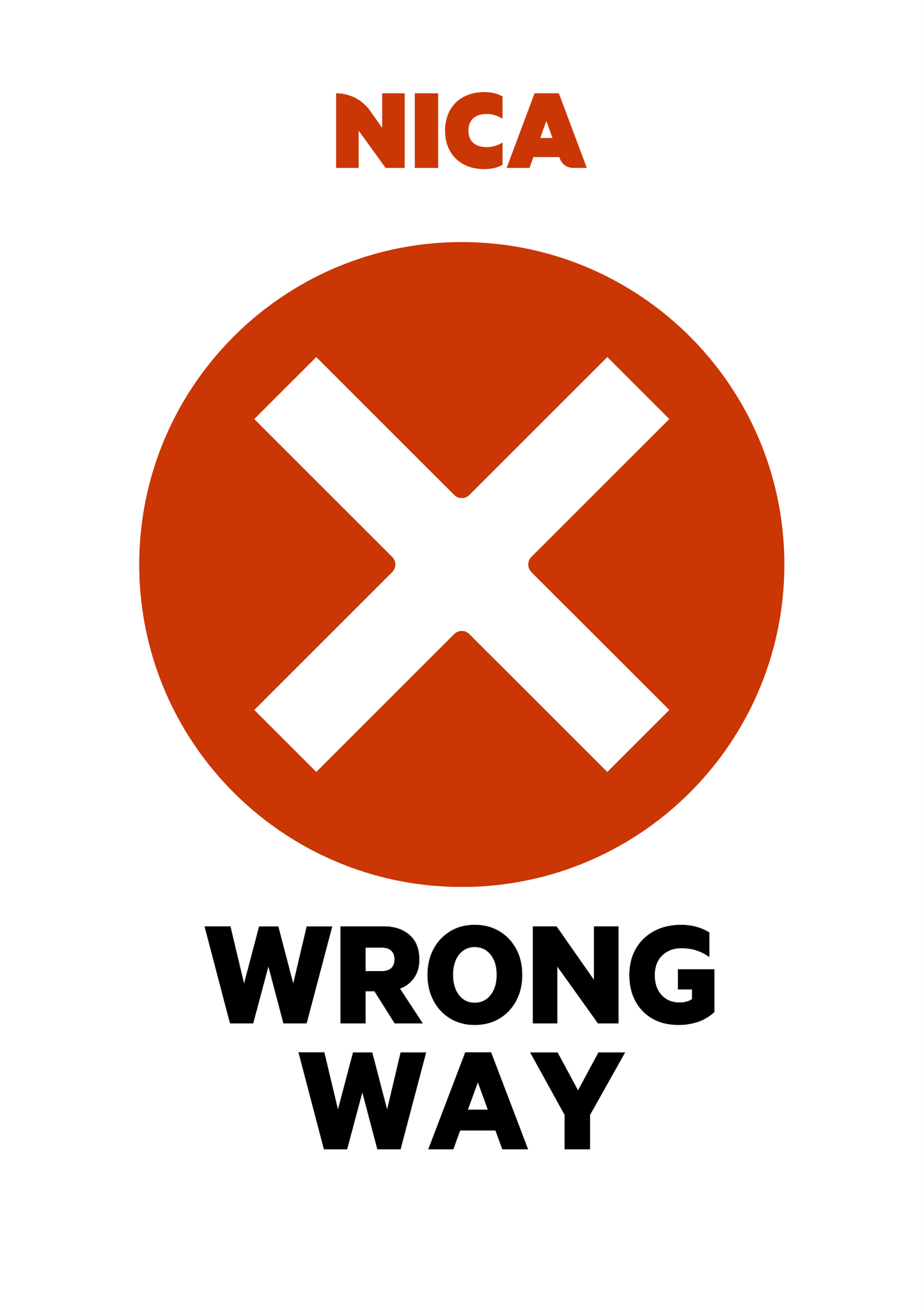 Official NICA Course Marking Signs